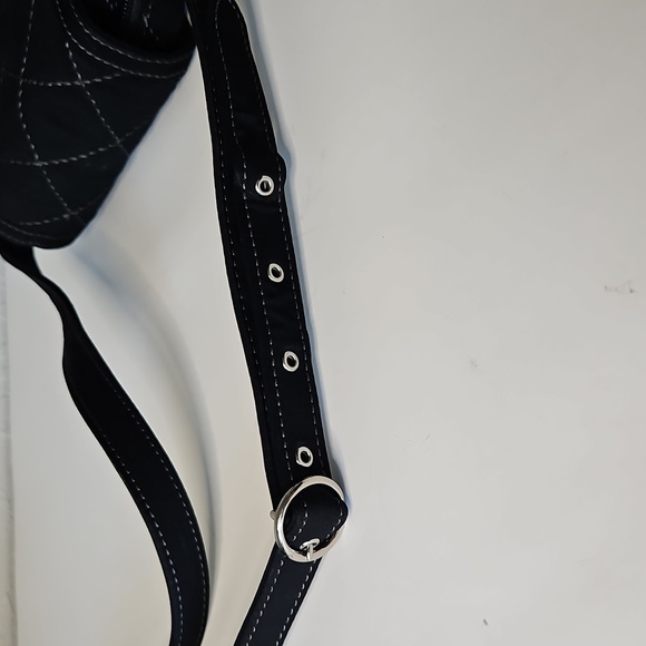 Vera Bradley Mini Hipster Black Quilted Crossbody Bag - Picture 16 of 16